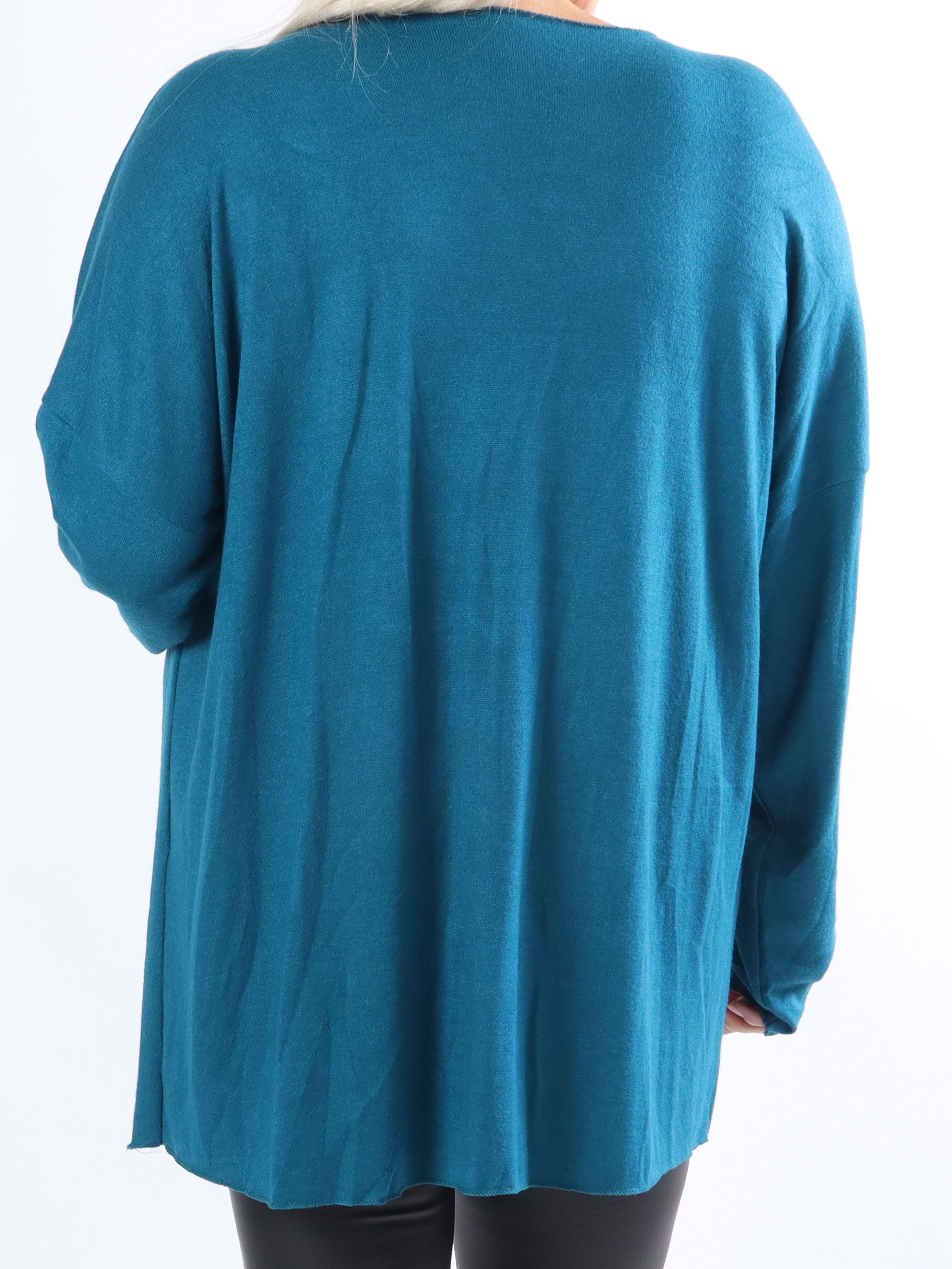 Nayara - Blød plus size bluse med lille sølvhjerte